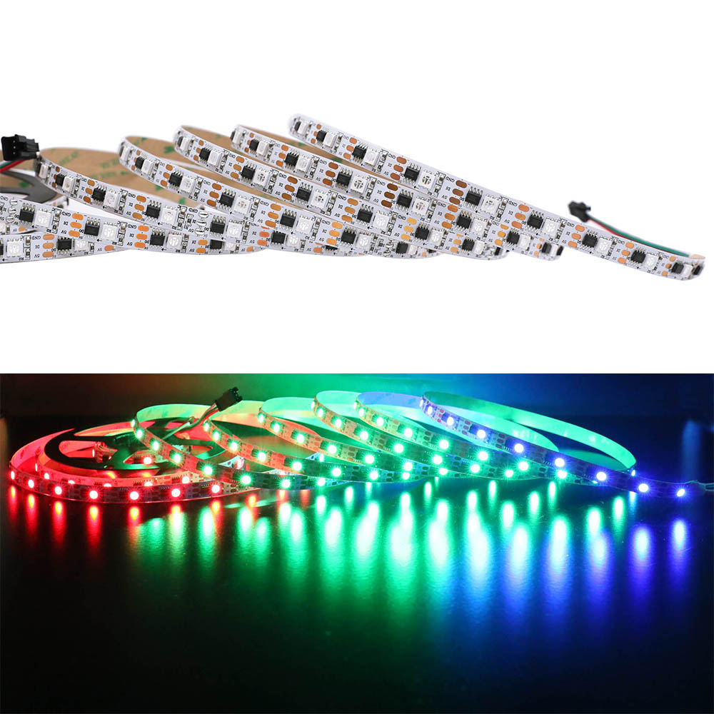 UCS1903 DC5V Series Flexible LED Strip Lights, Programmable Pixel Full Color Chasing, Indoor Use, 210LEDs 16.4ft Per Reel By Sale UCS1903 DC5V Series Flexible LED Strip Lights, Programmable Pixel Full Color Chasing, Indoor Use, 210LEDs 16.4ft Per Reel By Sale